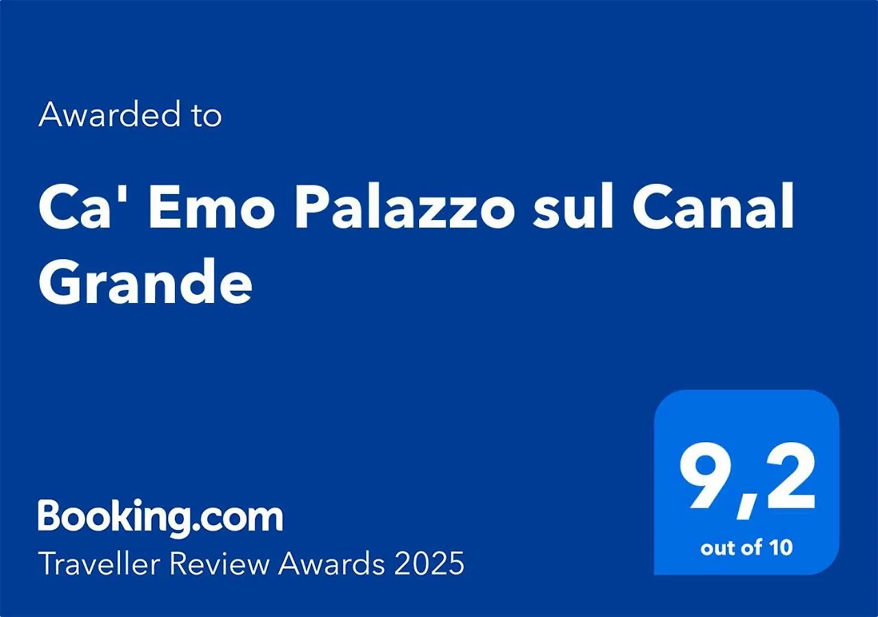 아파트 Ca' Emo Palazzo Sul Canal Grande 베니스